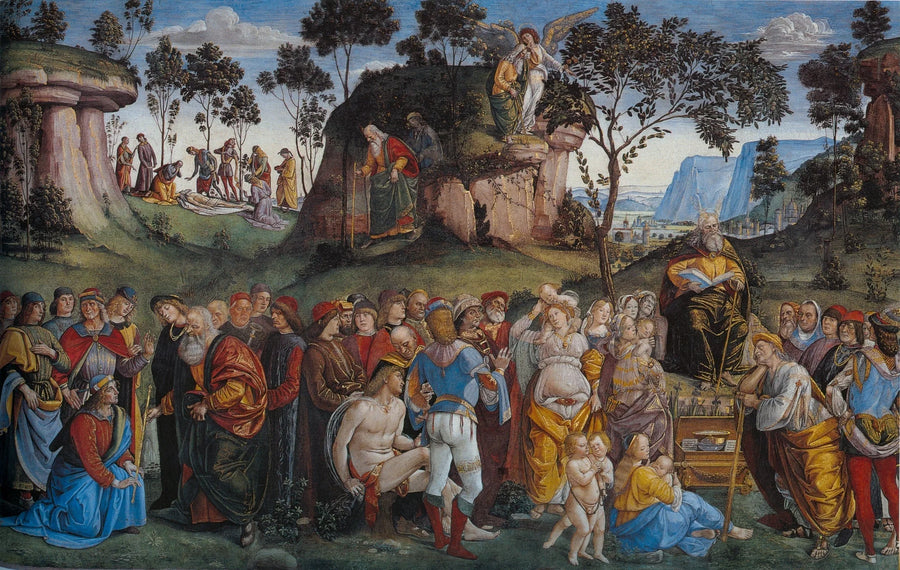 Testamentet och Moisés död - Luca Signorelli