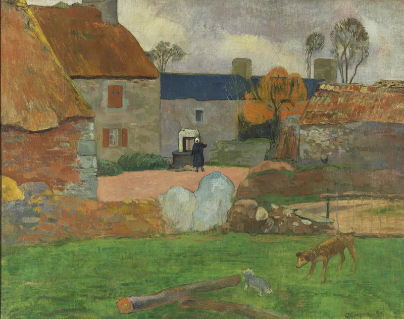 Den blå taket - Paul Gauguin