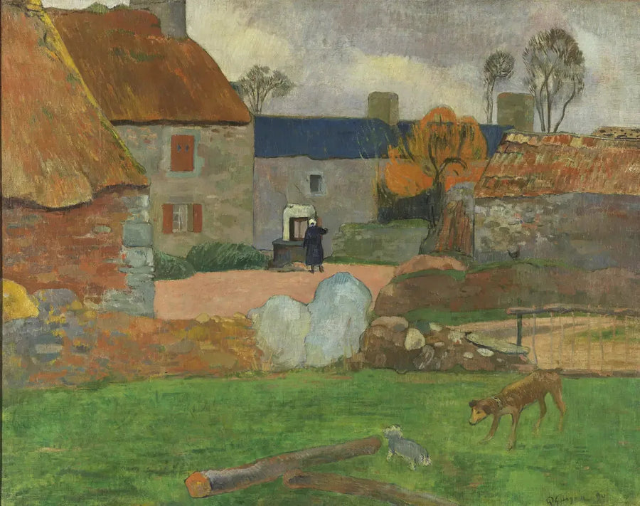 Den blå taket - Paul Gauguin
