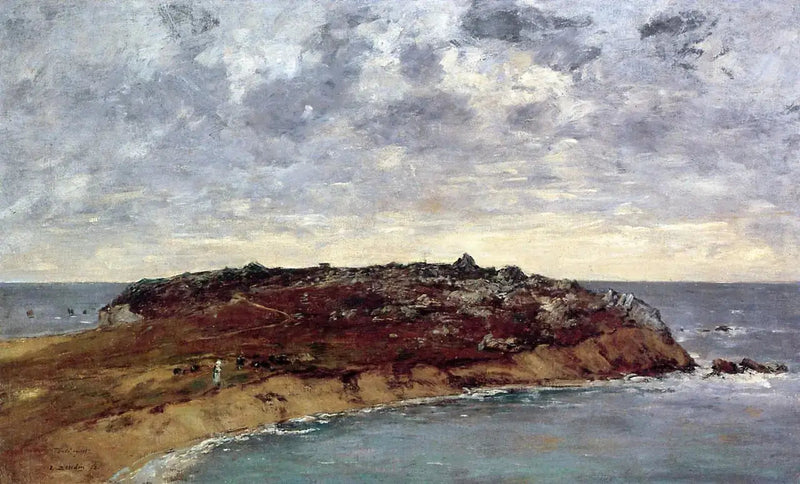 Le Toulinguet, Camarets kust - Eugène Boudin