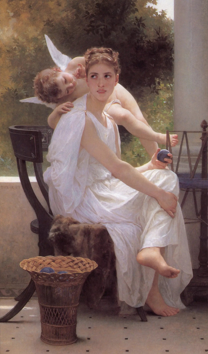 Det avbrutna arbetet - Bouguereau