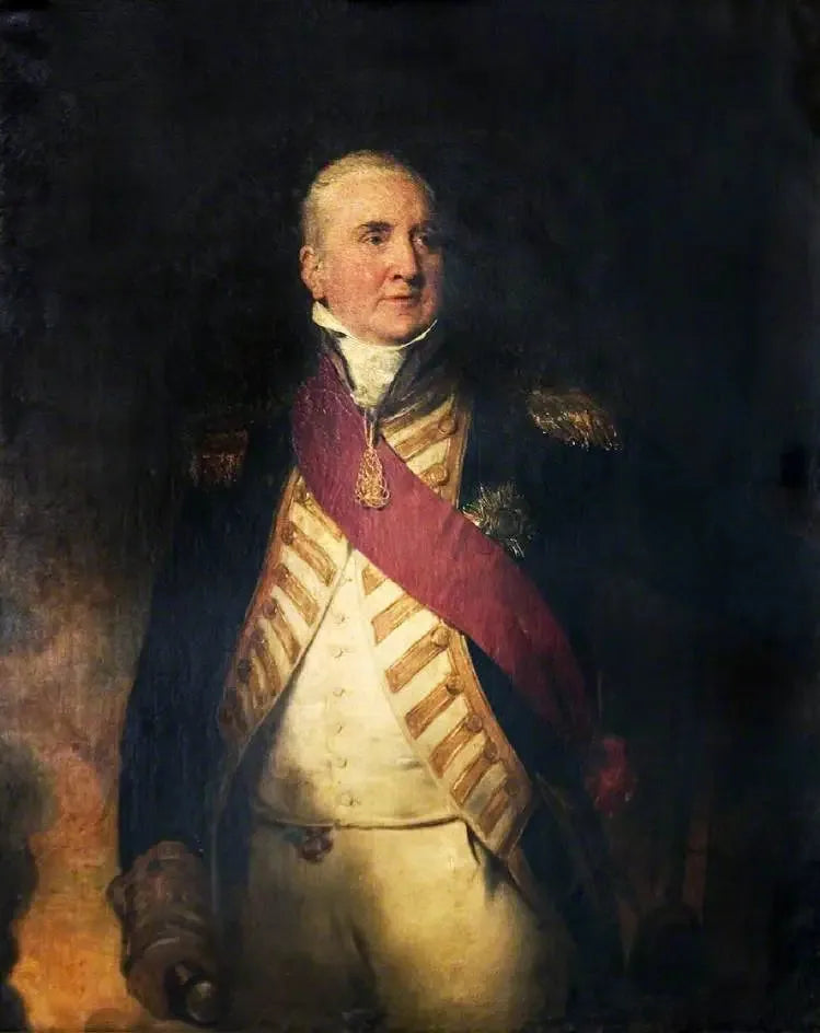 Den mycket ärorike Edward Pellew (1757–1833), 1:a vicomte av Exmouth, viceamiral av England - Thomas Lawrence
