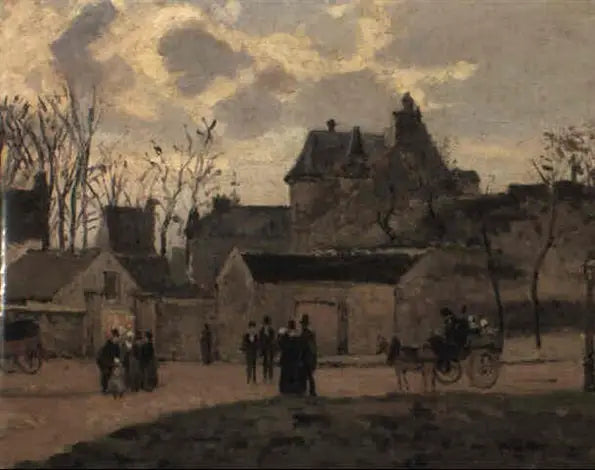 Pontoise domstol, plats Saint-Louis - Camille Pissarro