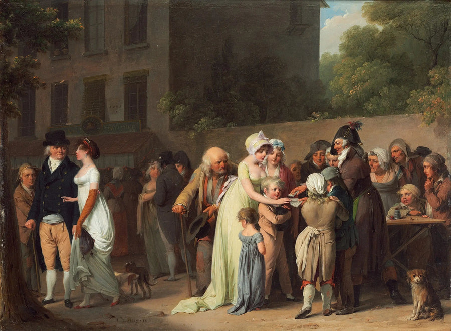 Bedragaren på boulevard - Louis-Léopold Boilly
