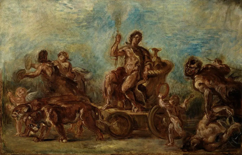 Bacchus triumf - Eugène Delacroix