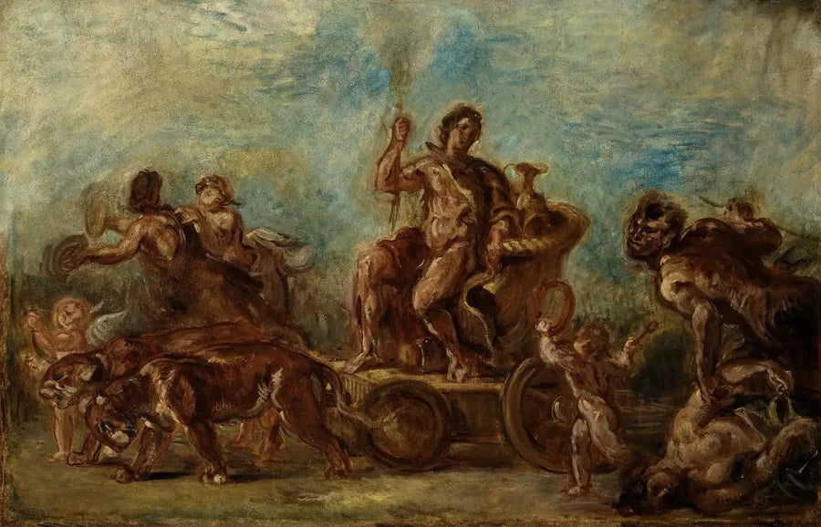 Bacchus triumf - Eugène Delacroix
