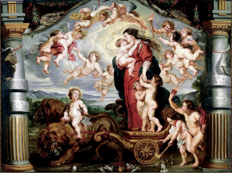Den gudomliga kärlekens triumf - Peter Paul Rubens