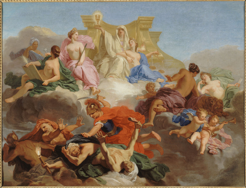 Triumfen av Rättvisa - Jean-Baptiste Jouvenet