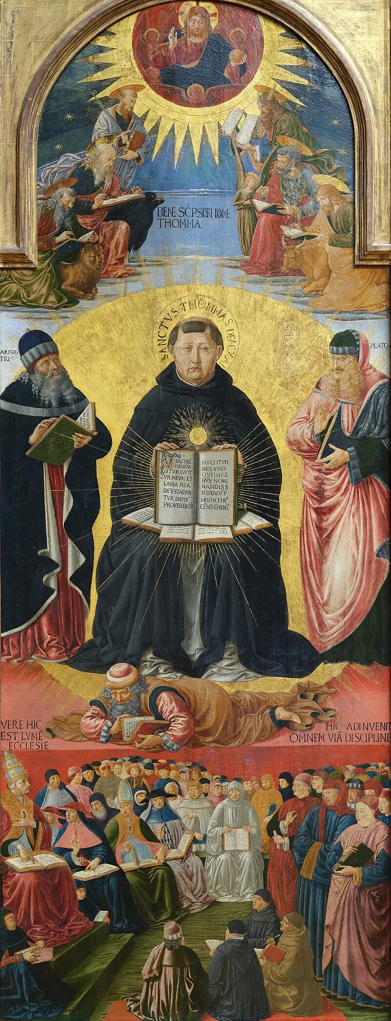Saint Thomas Aquinas Triumf - Benozzo Gozzoli