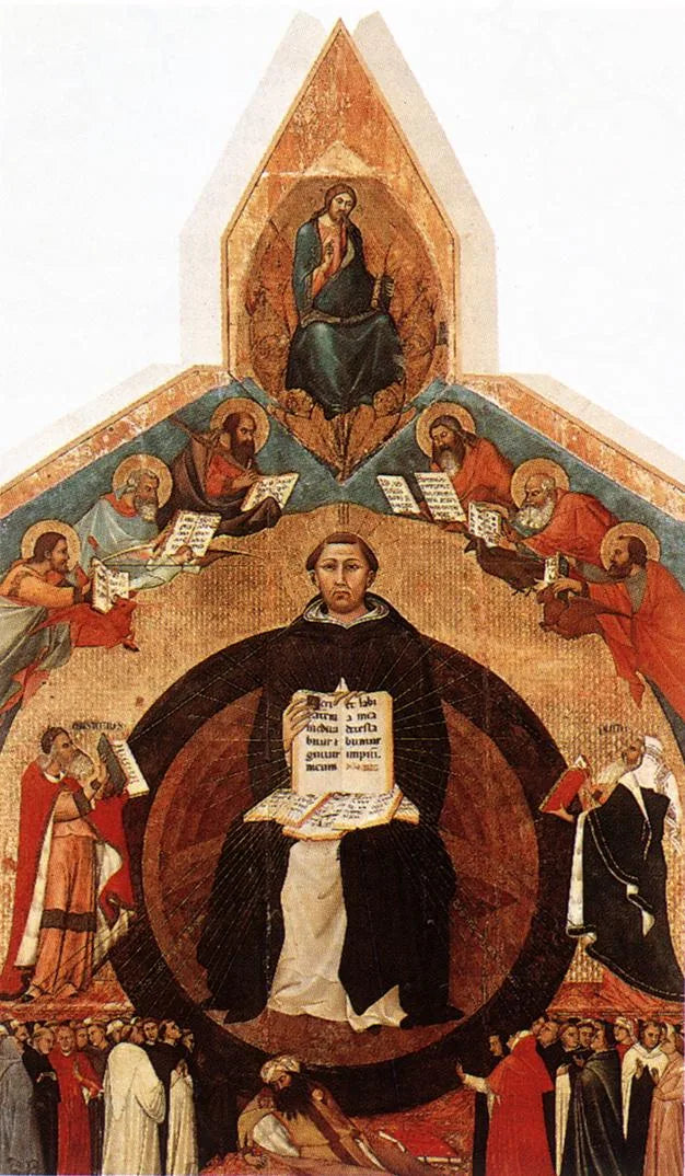 Saint Thomas Aquinas triumf - Lippo Memmi