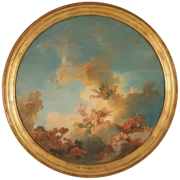 Venus triumf - Jean-Honoré Fragonard