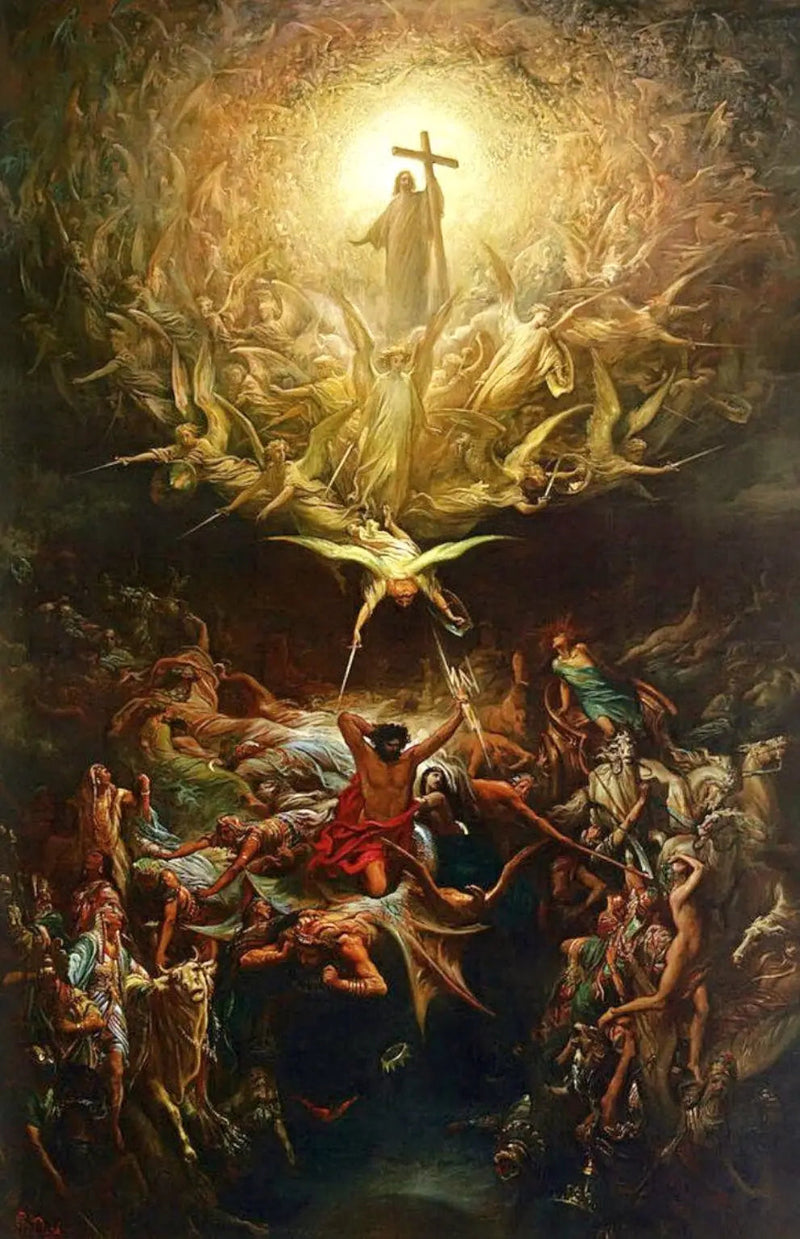 Kristendomens triumf över paganismen - Gustave Doré