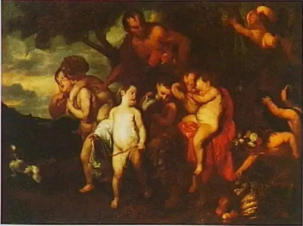 Bacchus den unge triumf - Antoine van Dyck