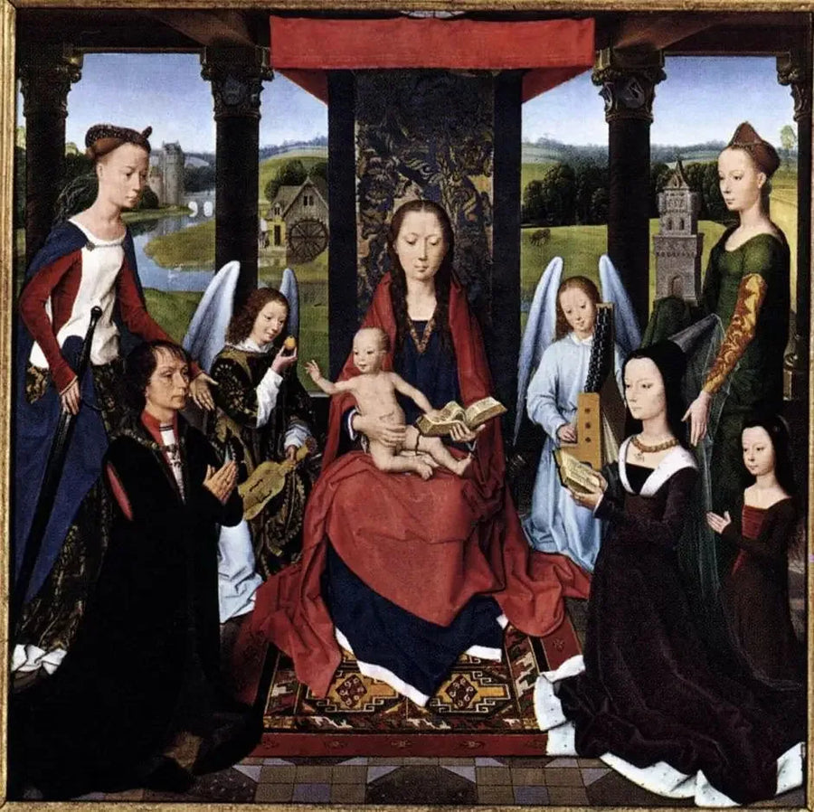 Donne triptyk (centralpanel) - Hans Memling