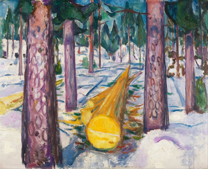 Den gula stammen - Edvard Munch
