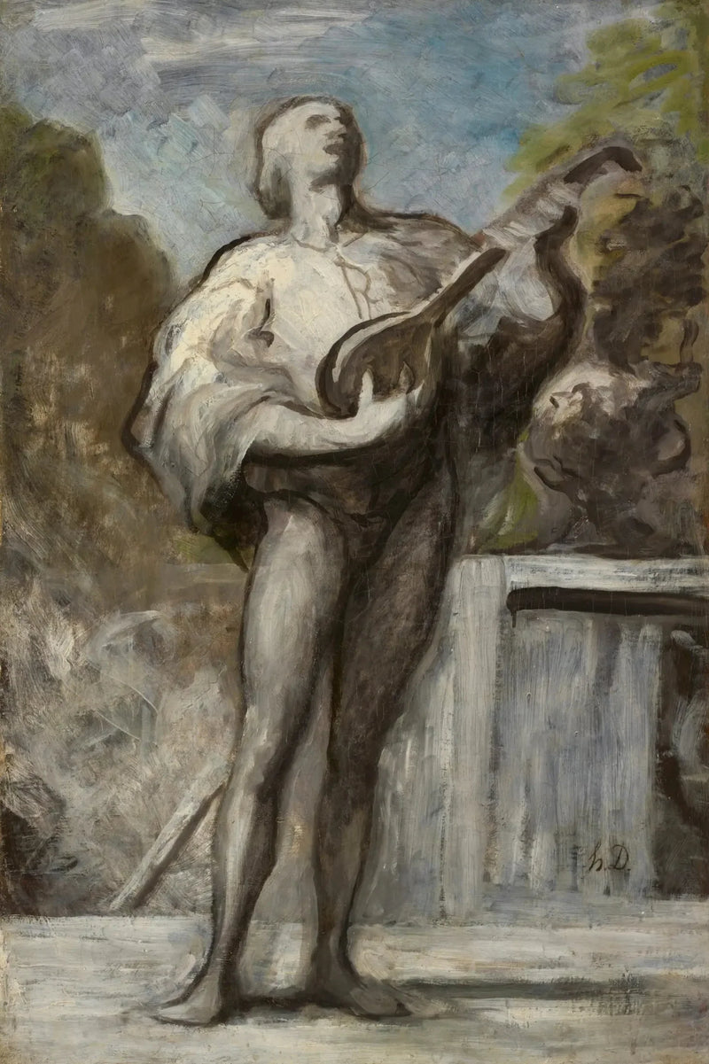 Troubadour - Honoré Daumier