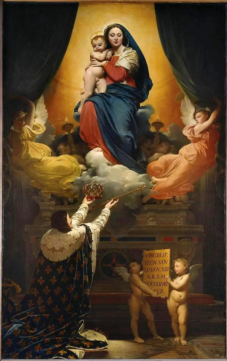 Ludvig XIII:s löfte - Jean-Auguste-Dominique Ingres