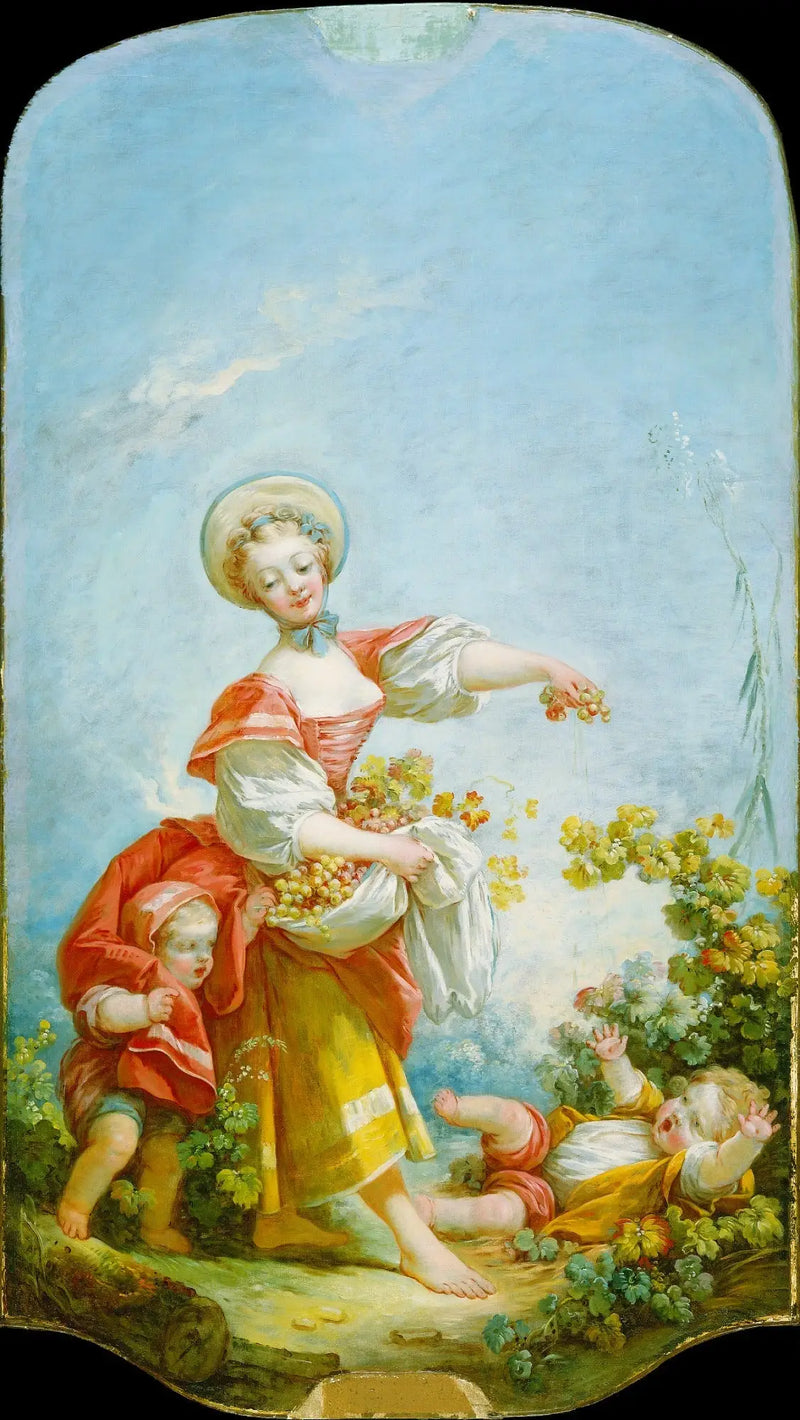 Vingårdsarbetare - Jean-Honoré Fragonard