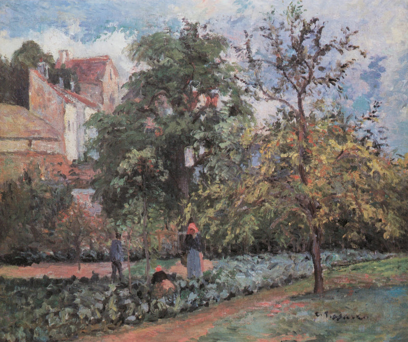 Fruktträdgården i Maubuisson, Pontoise - Camille Pissarro