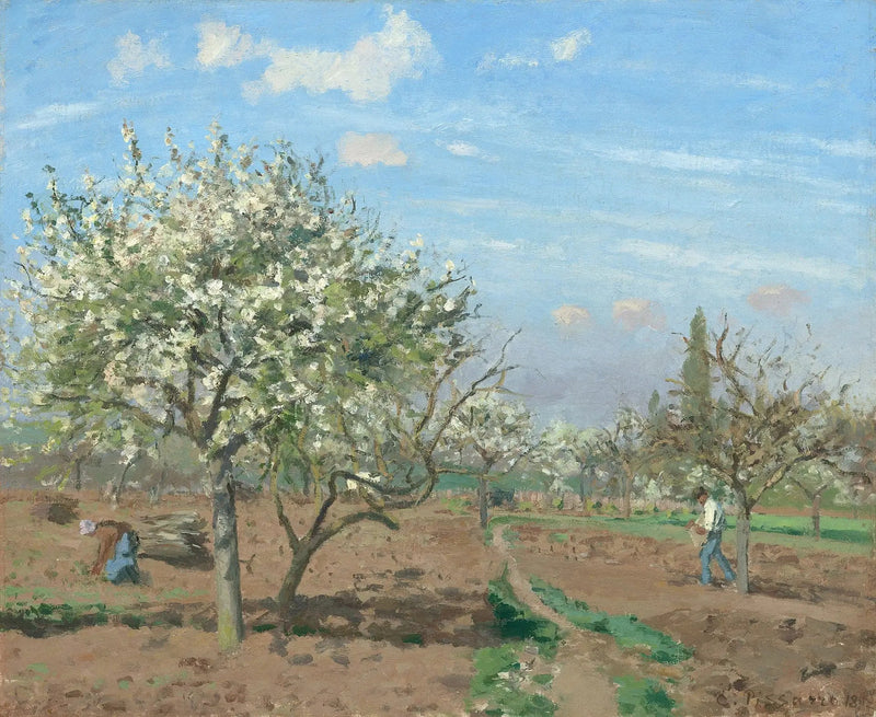 Fruktträdgården - Camille Pissarro