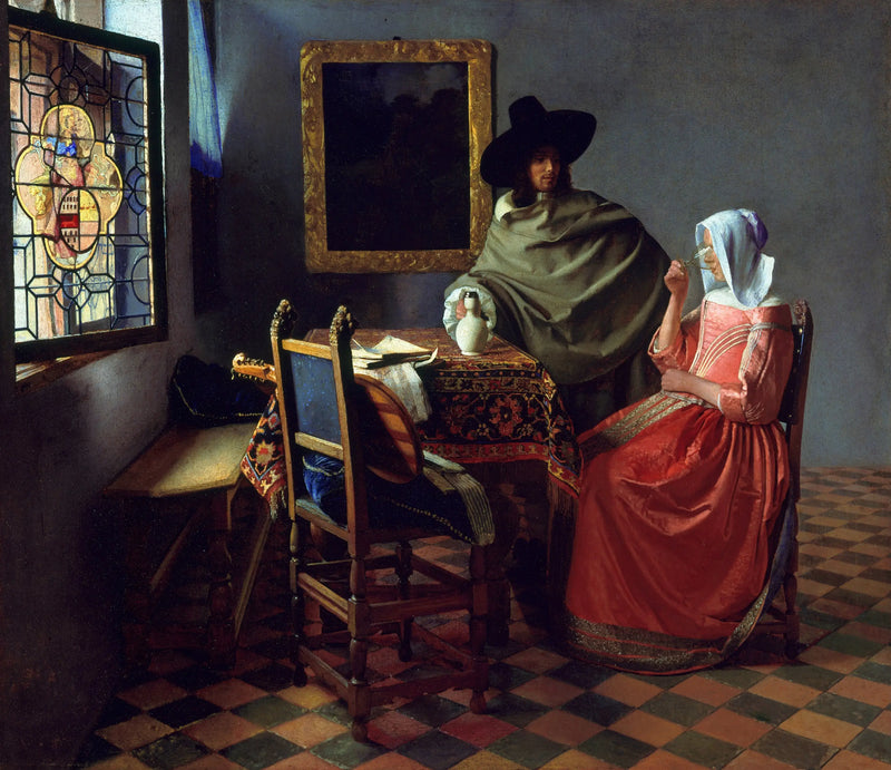 Vinglaset - Johannes Vermeer
