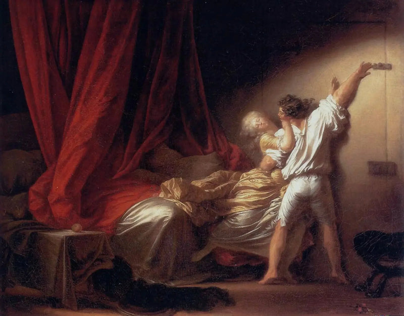 Låset - Jean-Honoré Fragonard