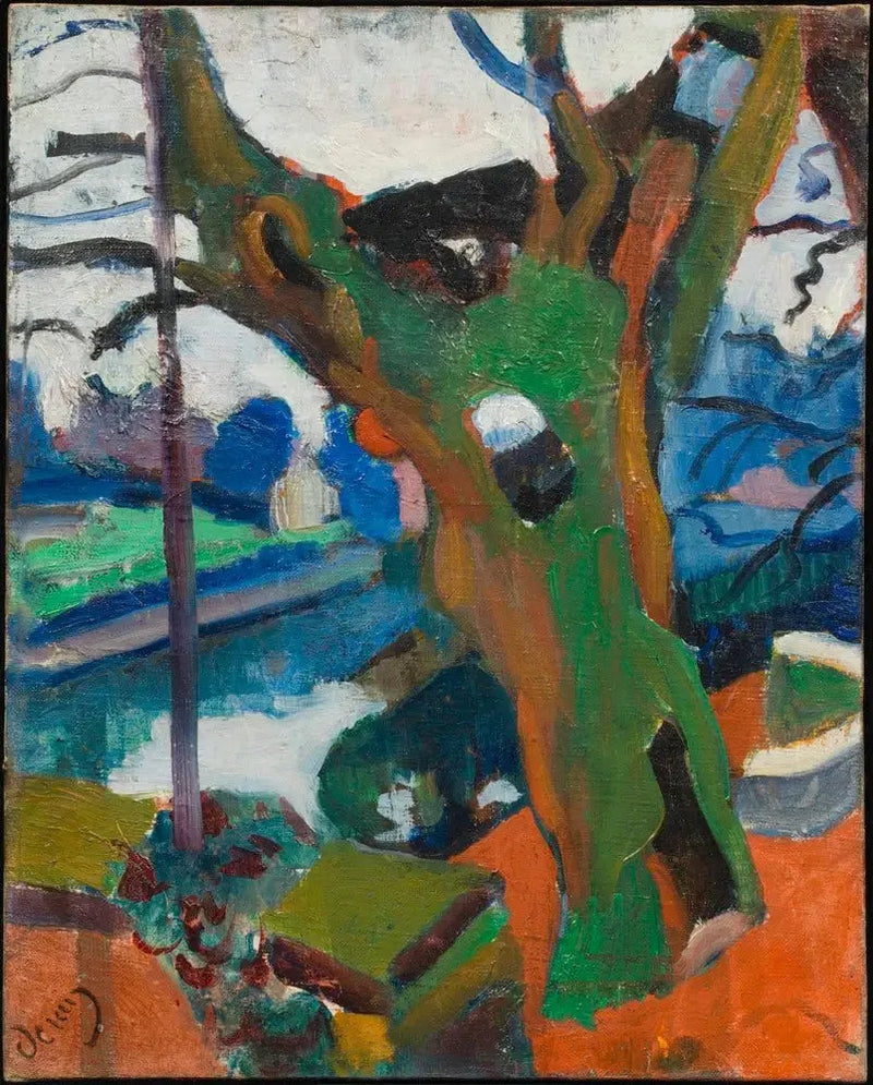 Den gamla trädet - André Derain