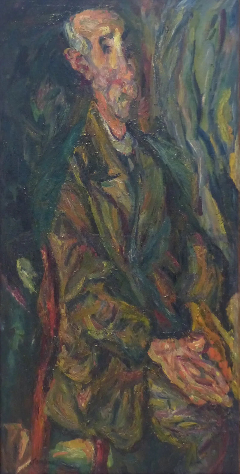 Den gamle mannen med sammanbundna händer - Chaim Soutine