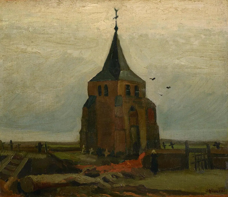 Den Gamla Kyrktornet - Vincent van Gogh