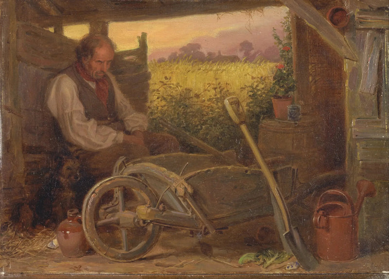 Den gamle trädgårdsmästaren - Briton Rivière