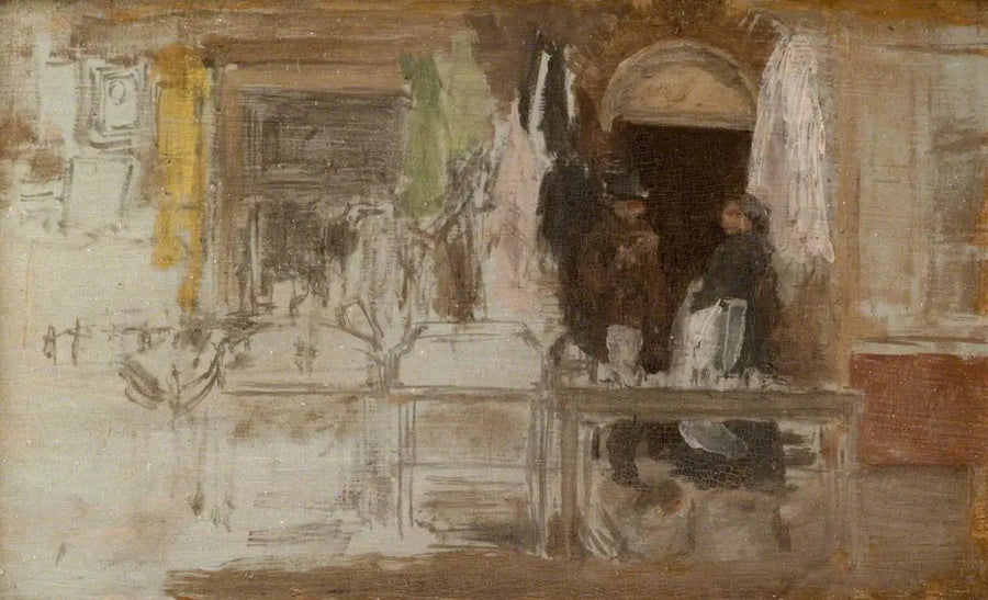Den gamla klädaffären, Houndsditch - James Abbott McNeill Whistler