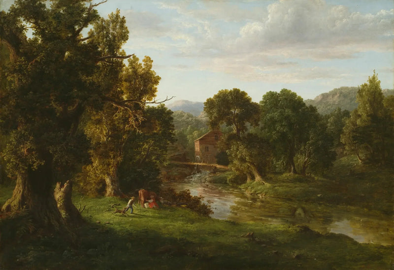 Den Gamla kvarnen - George Inness