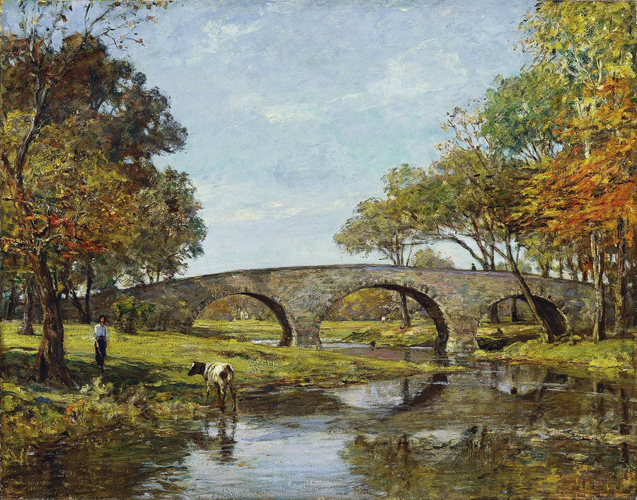 Den gamla bron - Theodore Robinson
