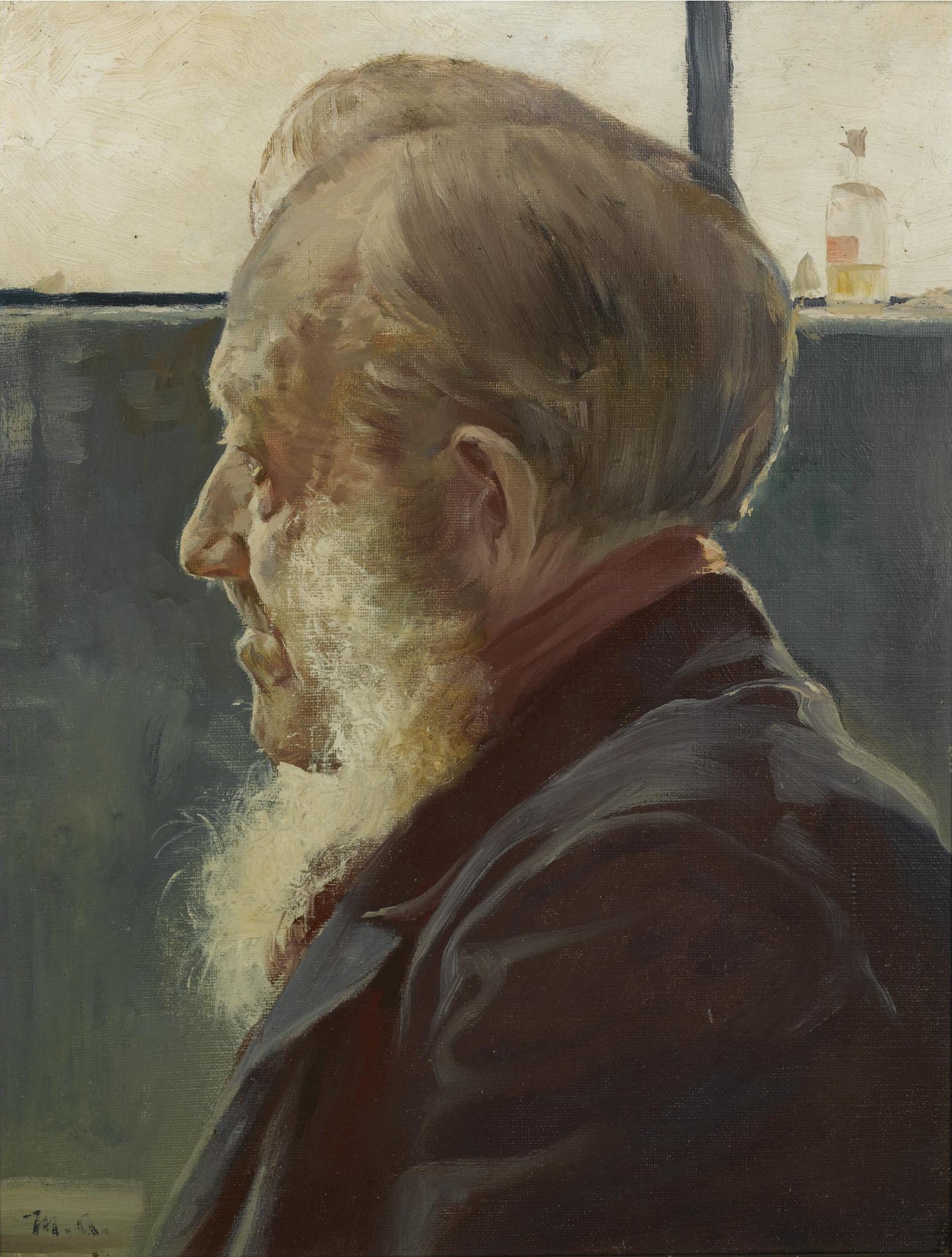 Le vieux sel marin. - Michael Peter Ancher image 1 reproduction d’œuvre d’art à l’huile