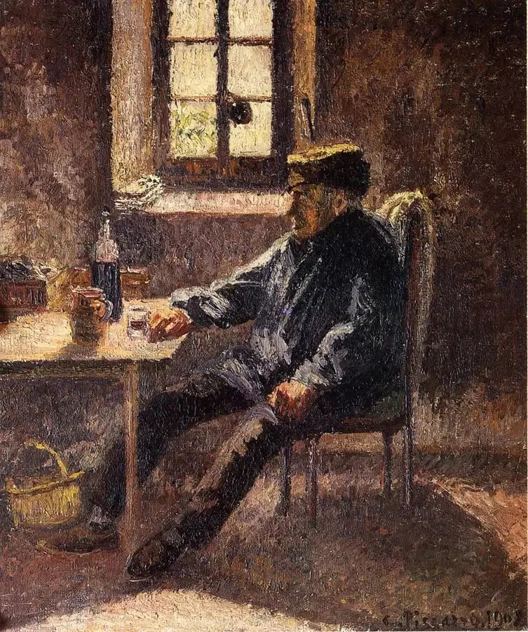 Den Gamle Vinodlaren, Moret - Camille Pissarro