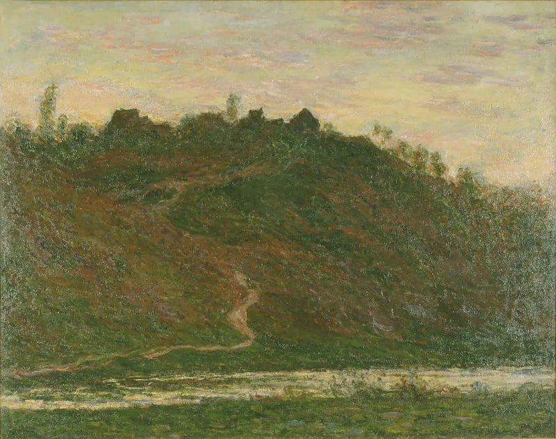 Byn La Roche-Blond, Kvällseffekt - Claude Monet