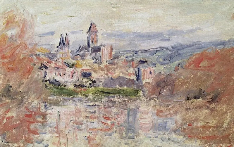 Byn Vétheuil - Claude Monet
