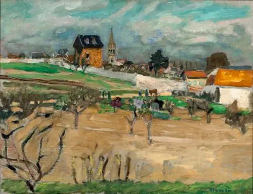 Bygden sedd från landsbygden - Pierre Bonnard