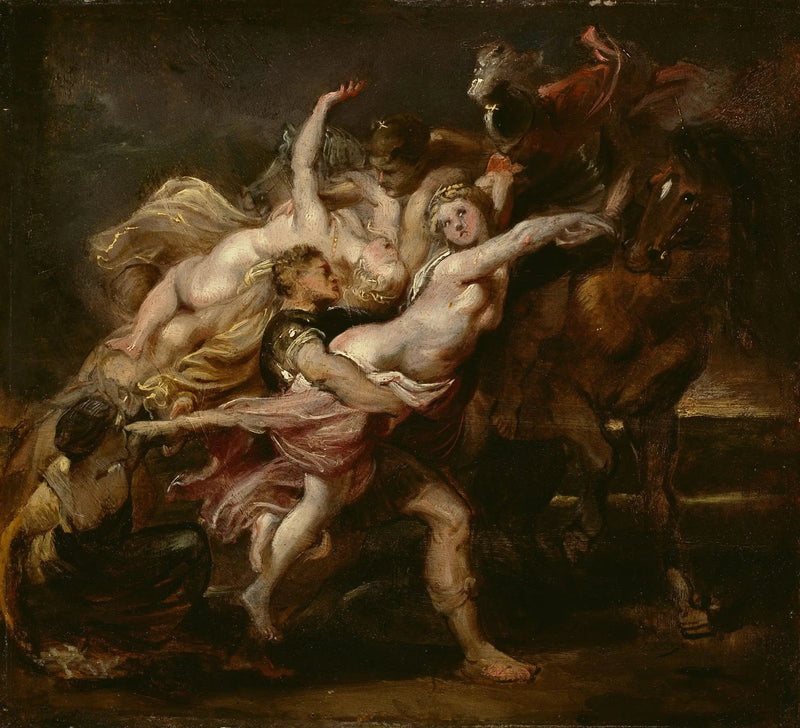 Våldtäkten av Levkippos flickor - Peter Paul Rubens
