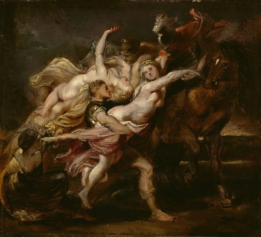 Våldtäkten av Levkippos flickor - Peter Paul Rubens