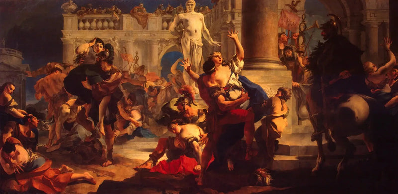Sabinerinnas våldtäkt - Giovanni Battista Tiepolo