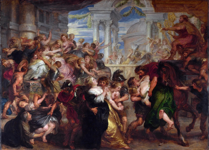 Sabinerinnas våldtäkt - Peter Paul Rubens