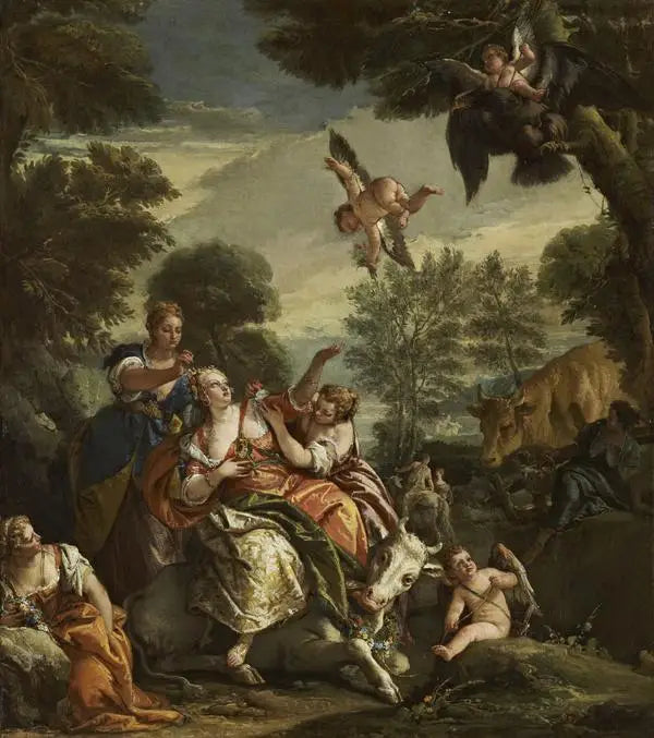 Europeiska våldtäkten - Giovanni Battista Tiepolo