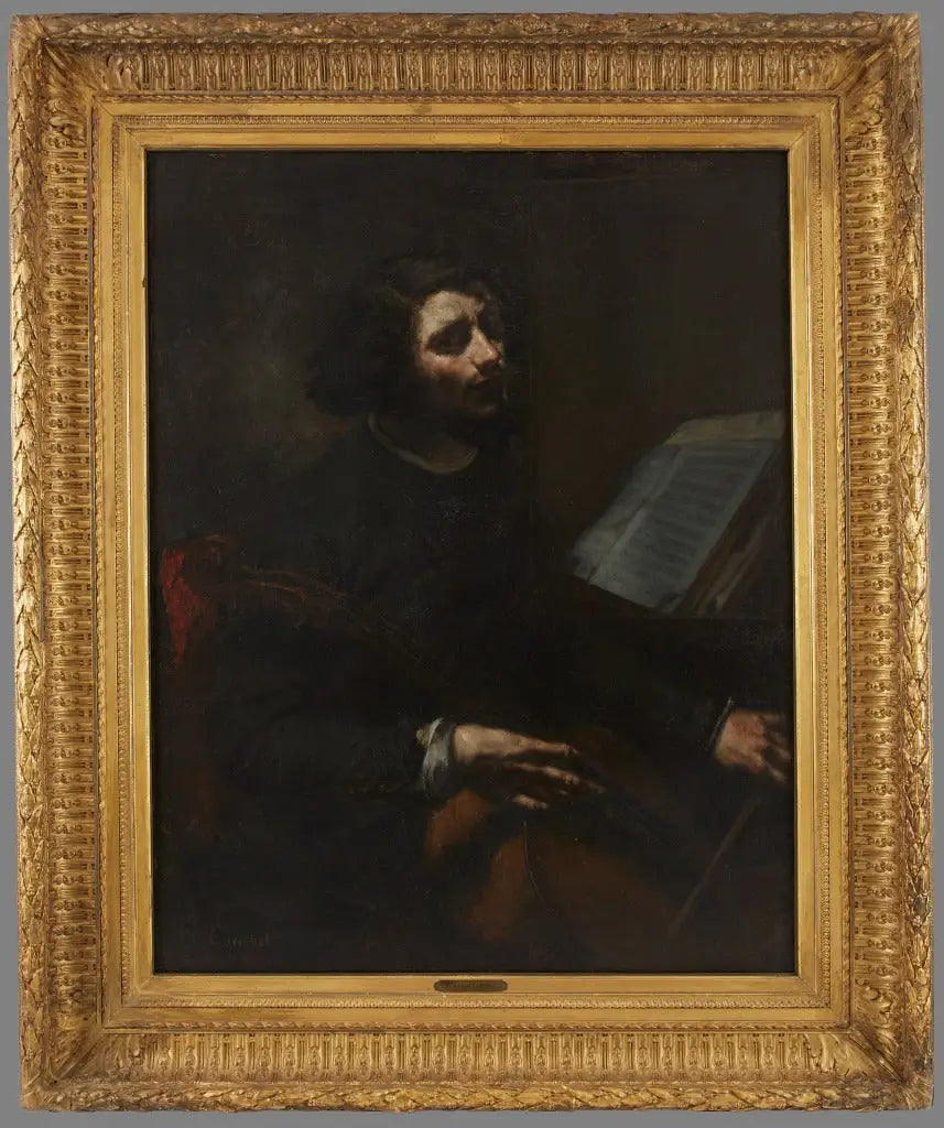 Cellisten - Gustave Courbet