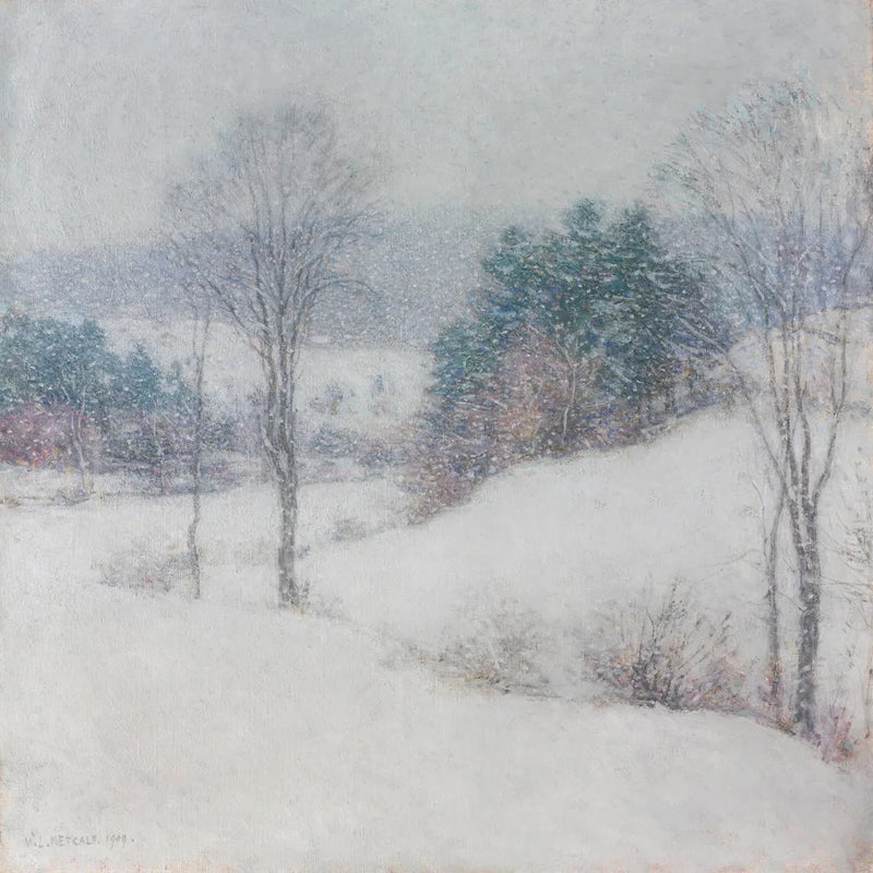 Den vita slöjan - Willard Metcalf