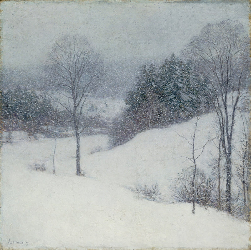Den vita slöjan - Willard Metcalf