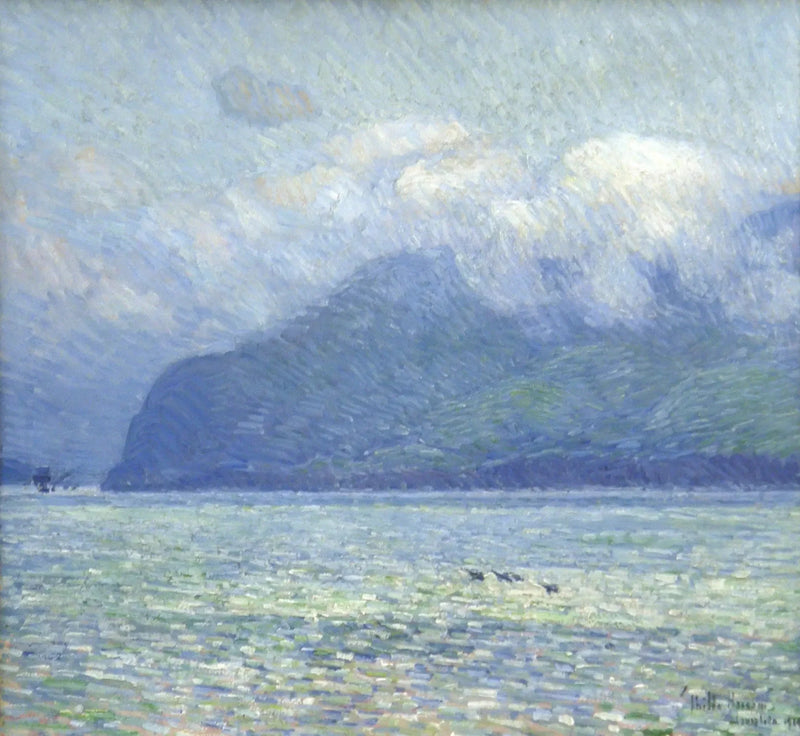 Den silvera slöjan och den gyllene porten - Childe Hassam
