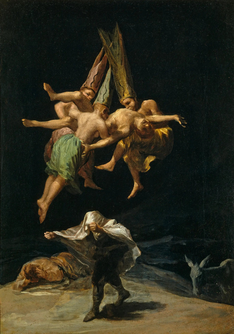 Häxornas Flykt - Francisco de Goya