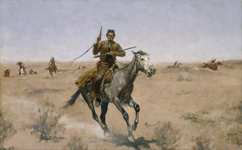 Flygningen - Frederic Remington