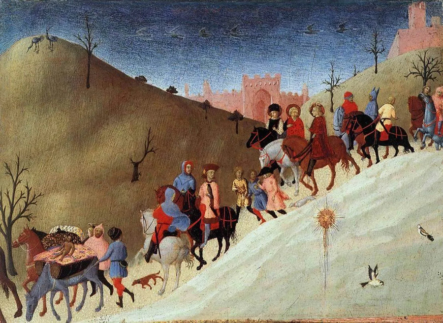 De vise männens resa - Stefano di Giovanni (Sassetta)
